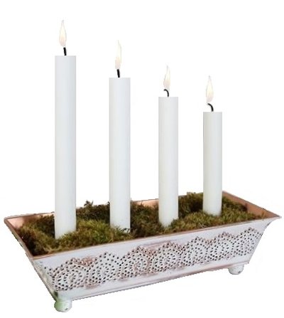 adventsljusstake shabby chic adventsljusstake shabby chic