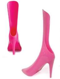 Skohorn Cindy i form av rosa högklackad sko